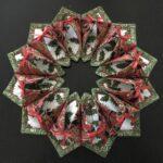 Fabric Christmas wreath