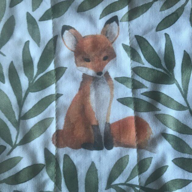 Tote bag with foxes