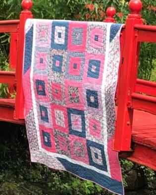 patchwork throw quilt