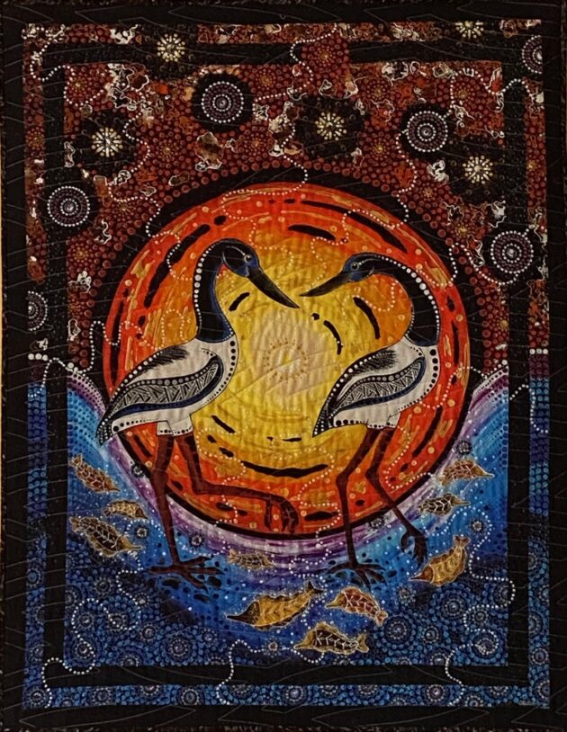 Aboriginal art quilt
