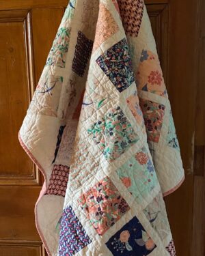 old-fashioned baby quilt