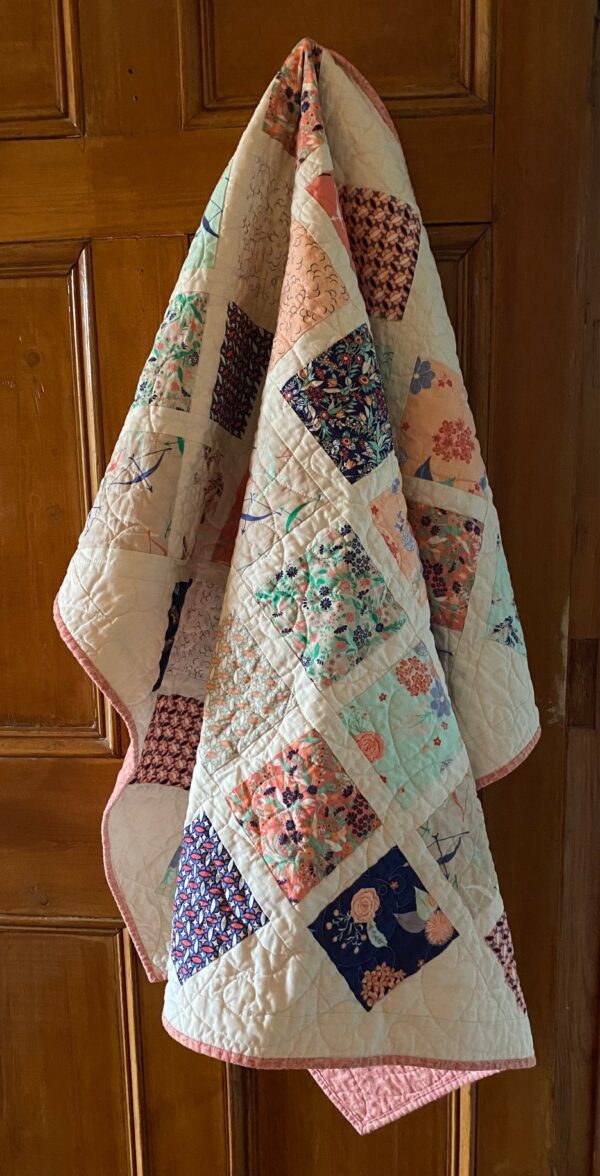 old-fashioned baby quilt