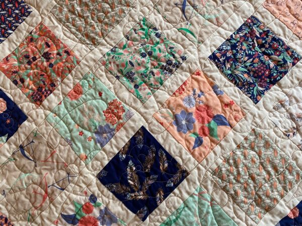 old-fashioned baby quilt