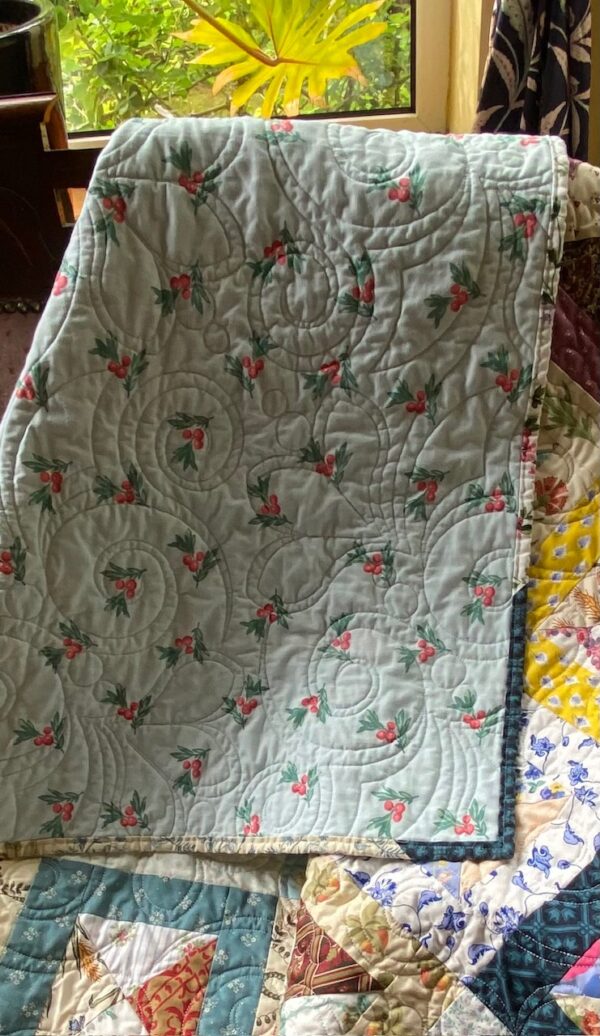 old-fashioned patchwork quilt