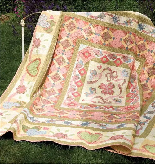an example of a Round Robin style quilt