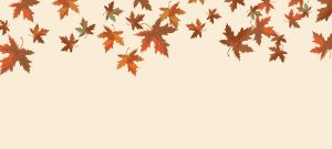 autumn watercolour of autumn leaves on a light background